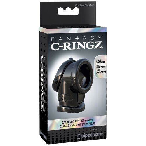 FANTASY C-RINGZ - COCK PIPE WITH BALL STRECH