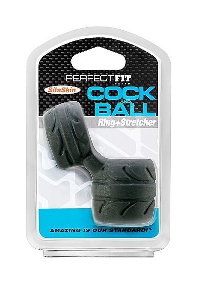 PERFECT FIT BRAND - SILASKIN COCK & BALL NEGRO