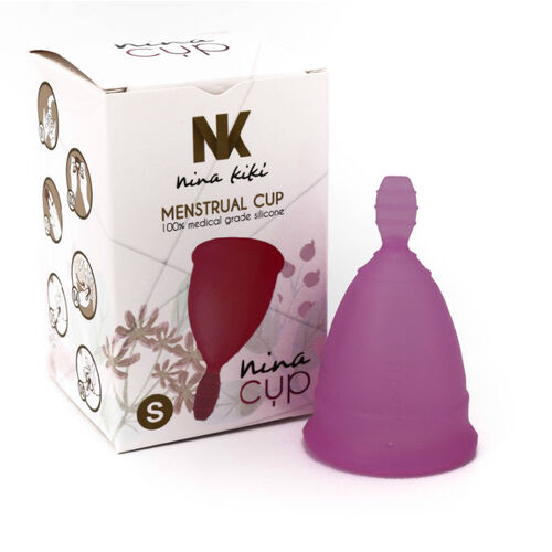 NINA KIKÍ - COPA MENSTRUAL TALLA S LILA 6 + 1 GRATIS